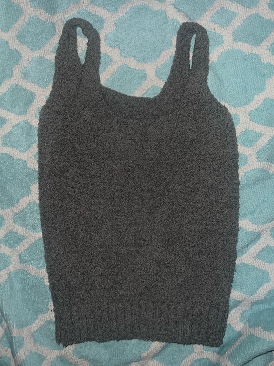 SKIMS Tops - Skims Original Cozy Charcoal Knit Tank Top
